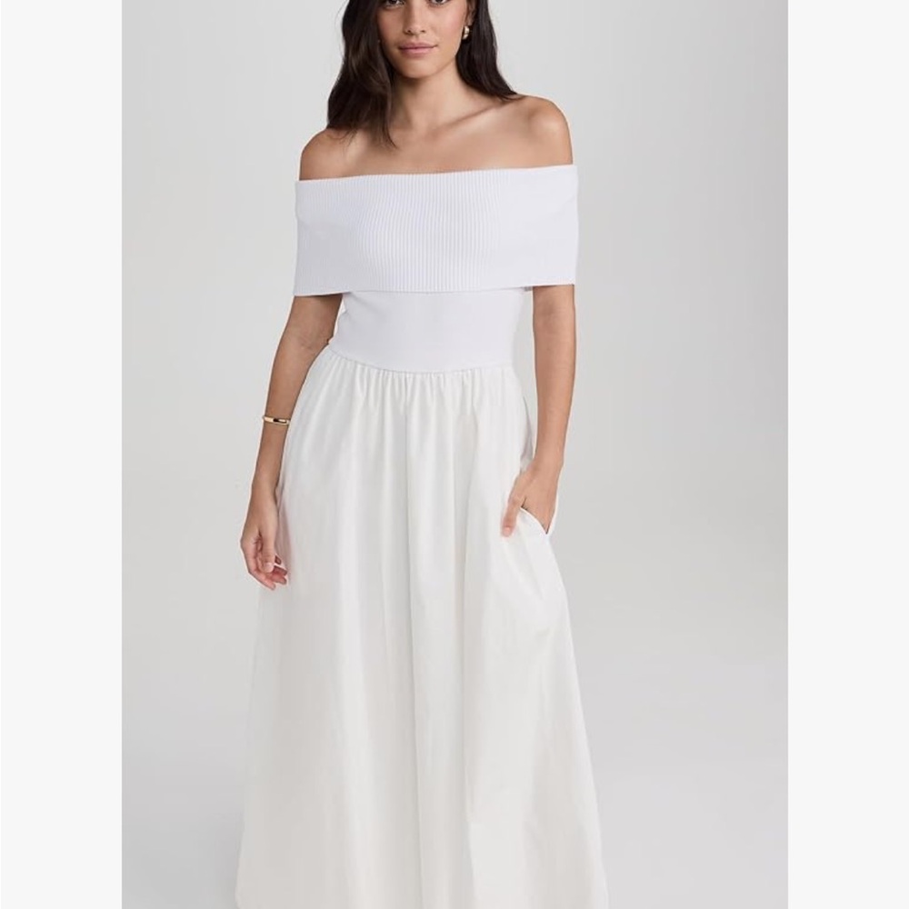 Revolve Off-Shoulder White Dress